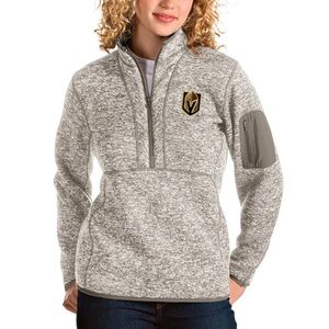 Antiqua Vegas Golden Knights Fortune Half Zip Sweatshirt